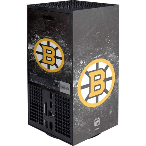 NHL Boston Bruins Iced XBox Series X Digital Edition Console Skin